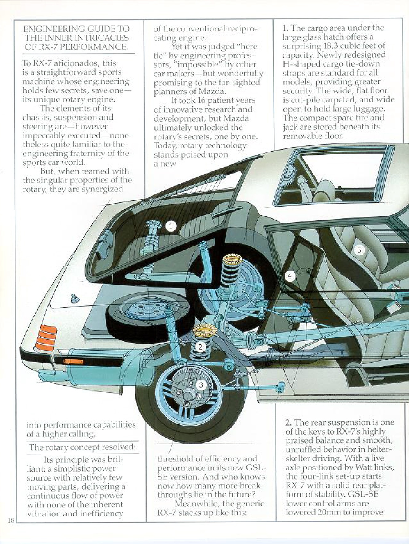 1984 Mazda RX-7 Brochure Page 3